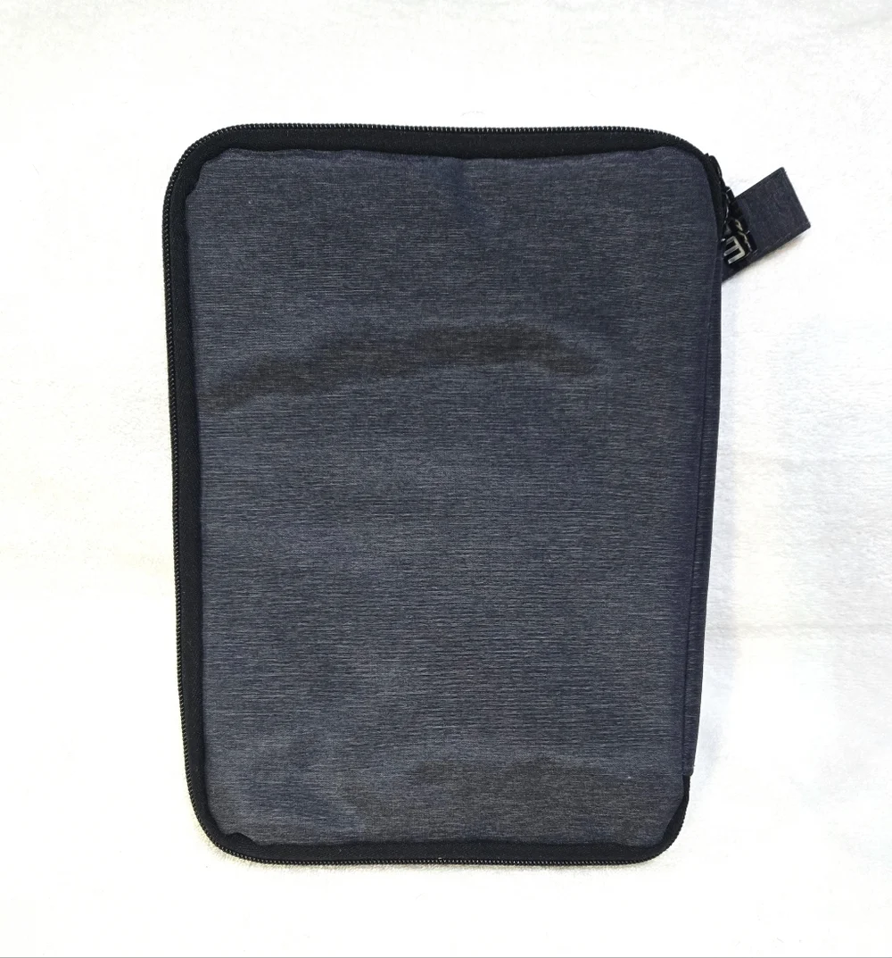 BUBM Electronics Travel Organizer Case Zippered Tech Cable Storage Gray